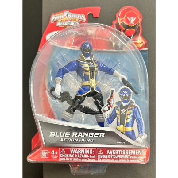 Saban's Power Ranger Super Megaforce Blue Ranger Action Figure Hero NIB - Picture 1 of 5